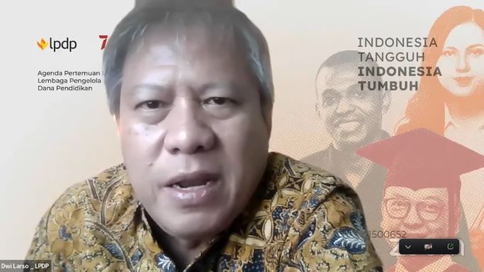 Direktur LPDP, Dwi Larso. Medcom.id/Ilham Pratama Putra