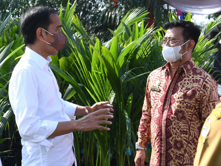 Stok dan Harga Pangan Aman, Jokowi Puji Mentan Syahrul Yasin Limpo