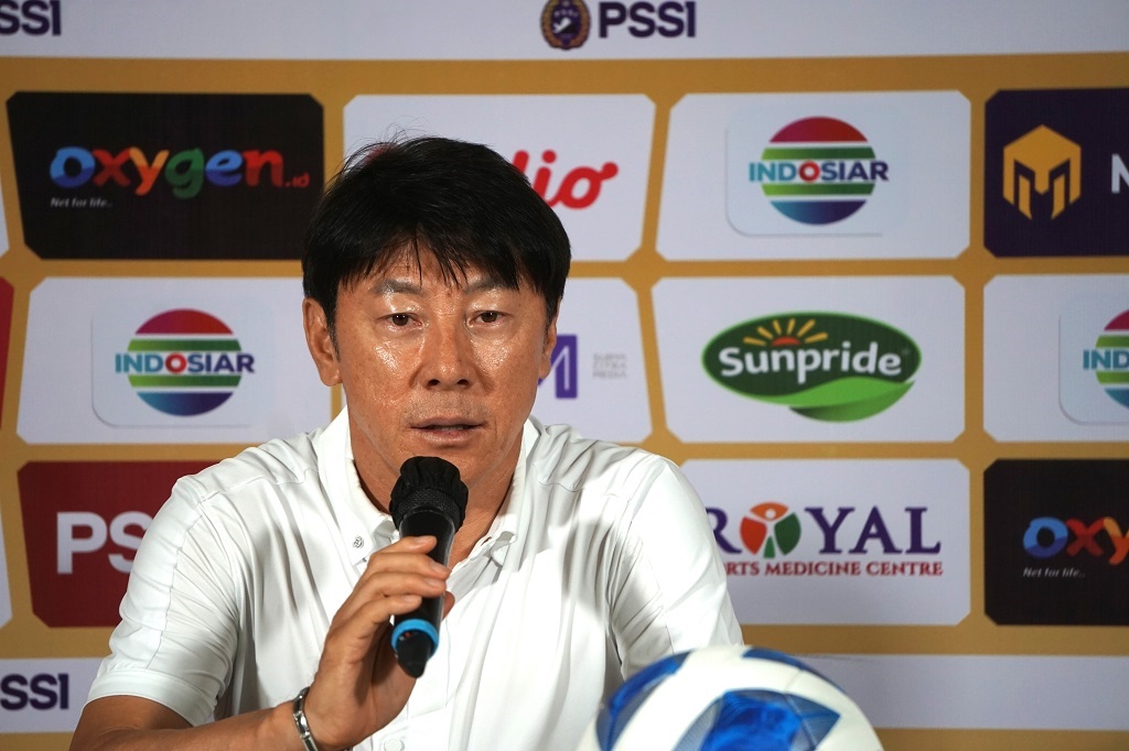 Pelatih Timnas U-19 Shin Tae-yong. (Foto: Medcom.id/Kautsar Halim)