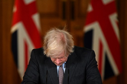 Boris Johnson mundur sebagai pemimpin Partai Konservatif Inggris./AFP