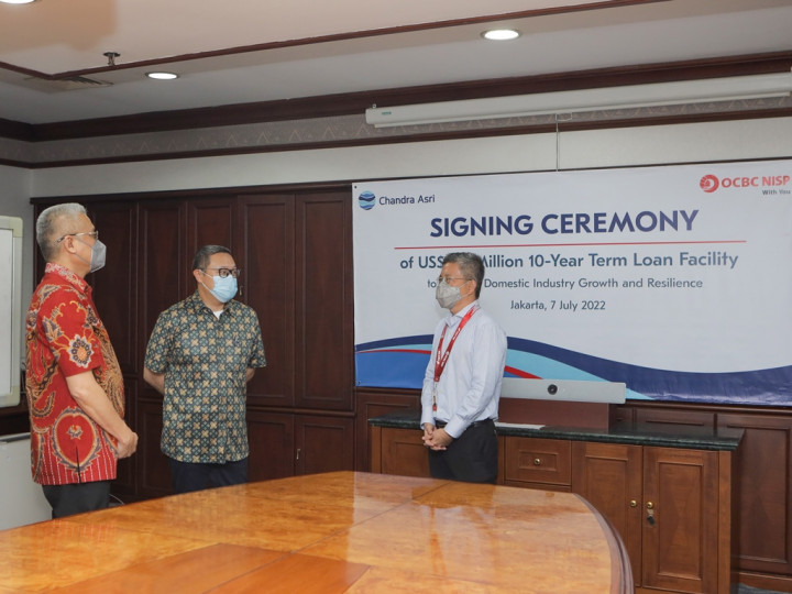 Chandra Asri Dapat Pinjaman USD100 Juta dari Bank OCBC NISP