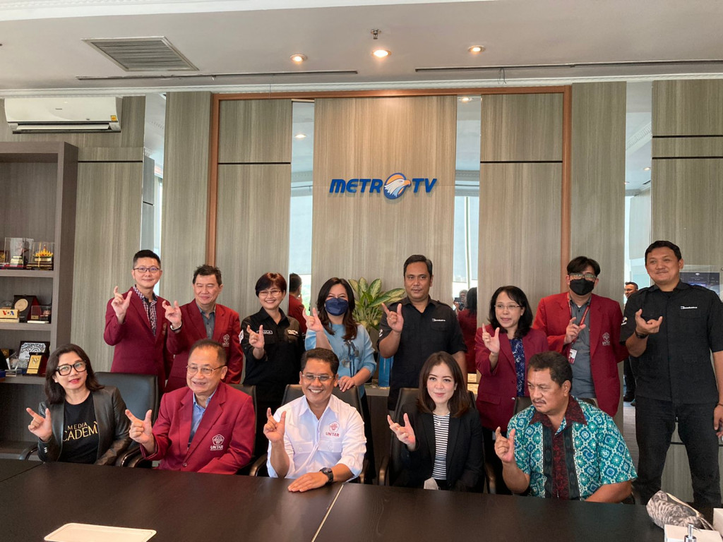 Perwakilan Untar media visit ke Media Group. Medcom.id/Renatha Swasty 