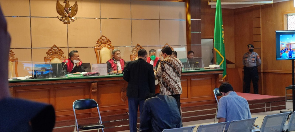  Sidang lanjutan Bahar bin Smith menghadirkan saksi anggota DPR RI, Fadli Zon, di PN Bandung, Jawa Barat, Kamis, 7 Juli 2022. Medcom.id/ P Aditya Prakasa