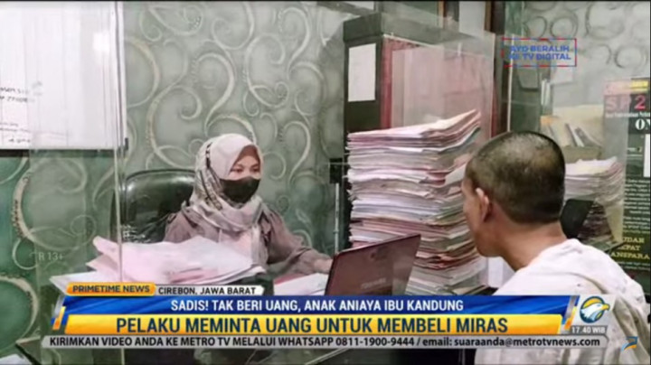 Tak Diberi Uang Beli Miras, Anak Lindas Ibu Kandung dengan Motor
