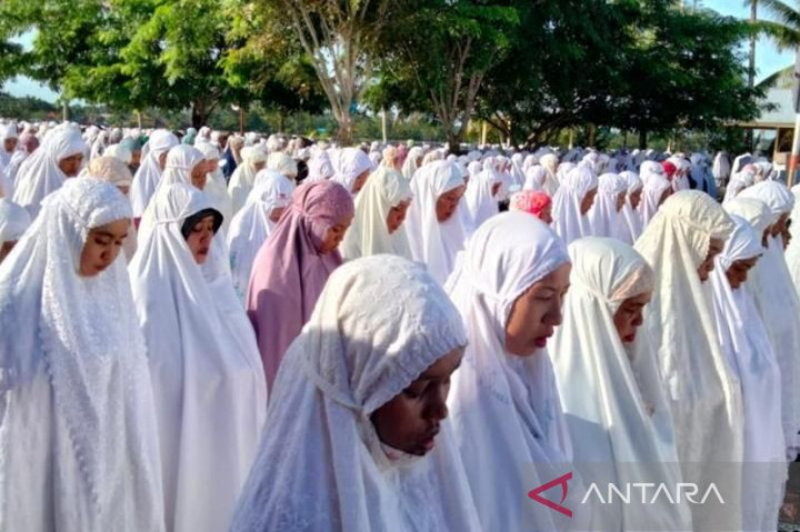 Jemaah Tarekat Syattariyah di Aceh Rayakan Iduladha Kemarin