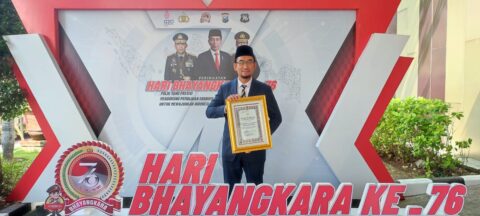 HUT Polri, Rektor UB Dapat Penghargaan Tan Hana Dharma Mangrwa
