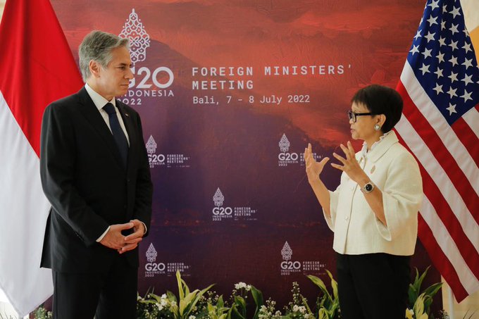 US Appreciates Indonesia's G20 Presidency amid Food, Energy Crises