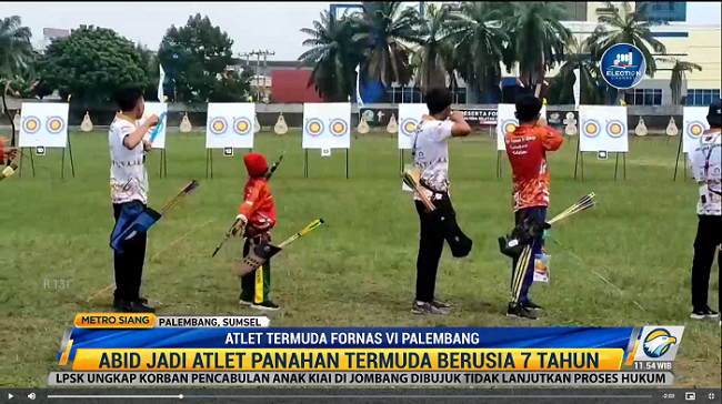 Abid Hamizan Fadhly, Atlet Termuda di Fornas VI Palembang