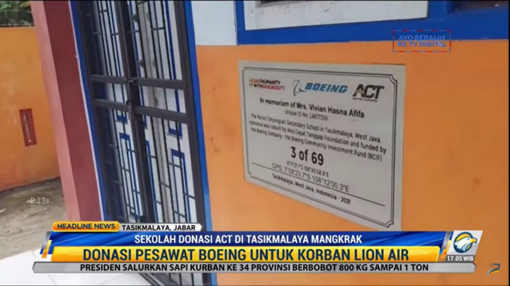 Pembangunan Sekolah Donasi Boeing via ACT di Tasikmalaya Mangkrak