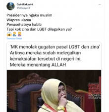 [Cek Fakta] Kabar MK Legalkan LGBT dan Zina Hoaks, Begini Faktanya