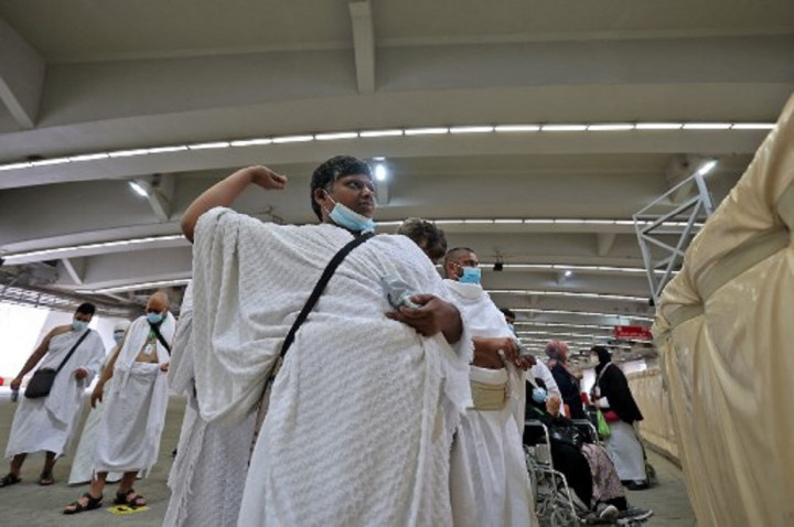 Prosesi Melempar Jumrah Tandai Awal Iduladha 2022 di Arab Saudi