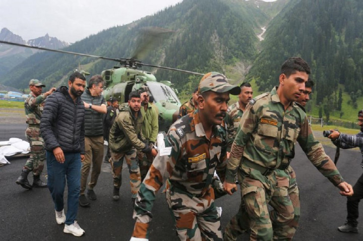 Terjangan Banjir Bandang di Kashmir India Tewaskan 16 Orang, 40 Hilang