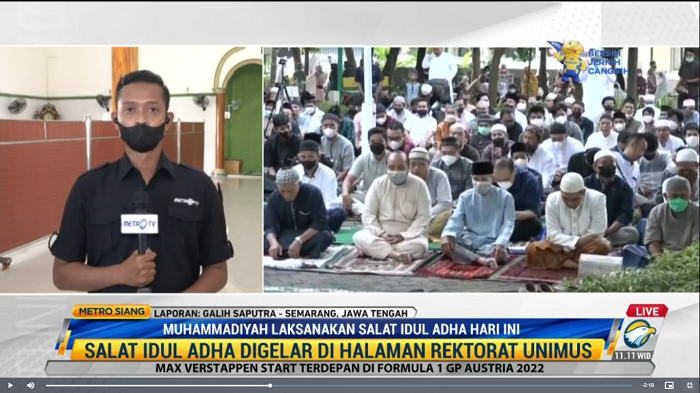 Warga Muhammadiyah di Semarang Gelar Salat Iduladha di Unimus