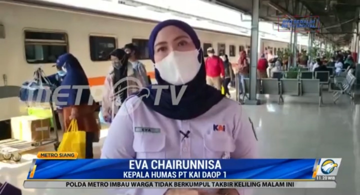 Jelang Iduladha, Stasiun Pasar Senen Padat Pemudik
