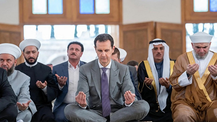 Pertama Sejak 2011, Presiden Suriah Salat Iduladha di Aleppo
