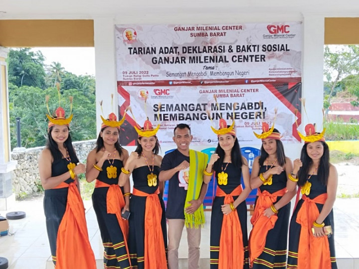 Sosok Ganjar Rebut Hati Para Pemuda di Sumba Barat