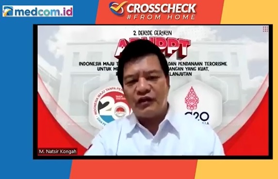 Kepala Biro Humas PPATK M Natsir Kongah dalam Crosscheck Medcom.id.