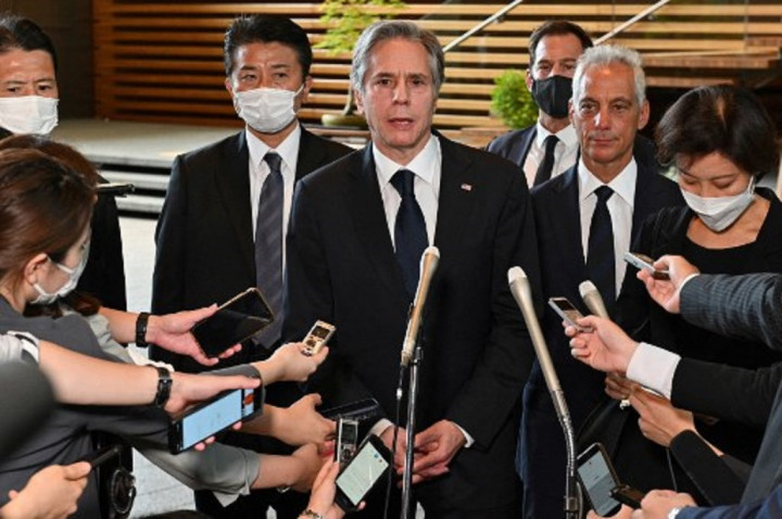 PM Jepang Sambut Kedatangan Blinken Usai Meninggalnya Shinzo Abe