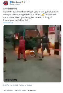 [Cek Fakta] Video Kendaraan Meledak di SPBU karena Isi BBM Pakai MyPertamina? Ini Faktanya