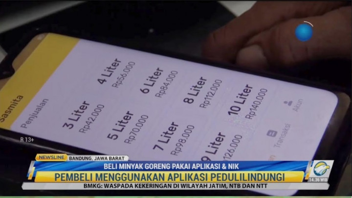 Sosialisasi PeduliLindungi untuk Minyak Goreng Belum Sentuh Pasar Palmerah