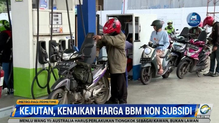 BBM Nonsubsidi Naik di Tengah Lonjakan Harga Minyak Dunia