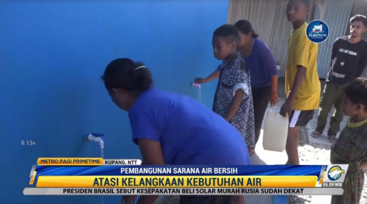 Kadin dan TNI Bangun Fasilitas Air Bersih untuk Warga Eks Timor Timur