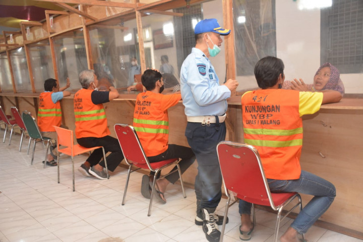 Lapas Malang Uji Coba Kunjungan Tatap Muka