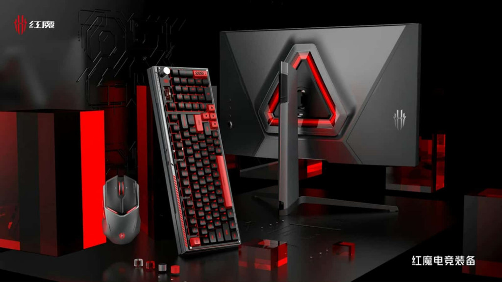 Nubia merilis seri hardware gaming PC yang terdiri dari monitor, keyboard, dan mouse.