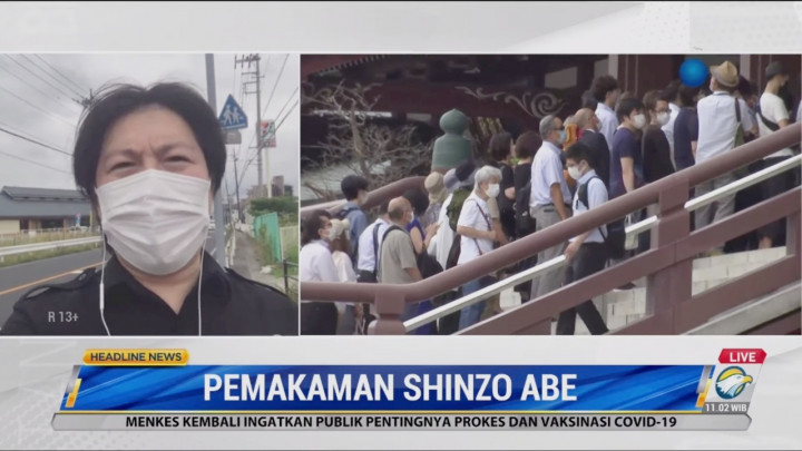 Ribuan Orang Hadiri Upacara Pemakaman Shinzo Abe