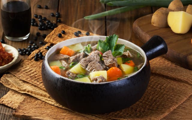 Sop daging sapi. Foto: Bango