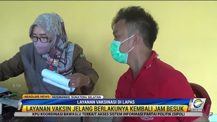 Jelang Pemberlakuan Jam Besuk Tatap Muka, Lapas Layani Vaksinasi Booster