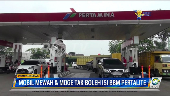 Motor Gede dan Mobil Mewah Dilarang Isi Pertalite