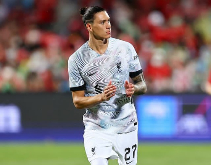 Darwin Nunez jalani debut bersama Liverpool. (instagram @liverpoolfc)
