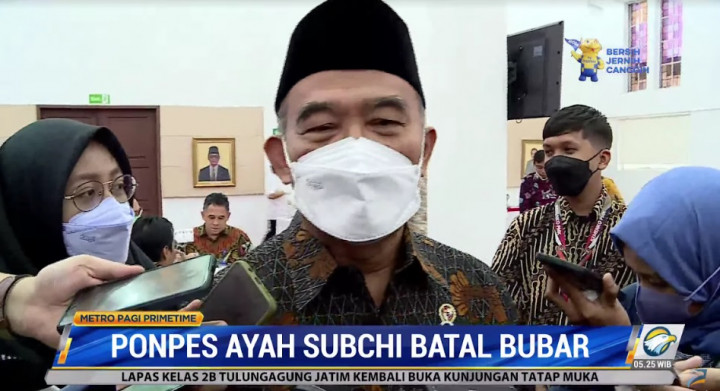 Muhadjir Sebut Pembatalan Pencabutan Izin Ponpes Shiddiqiyyah Arahan Presiden
