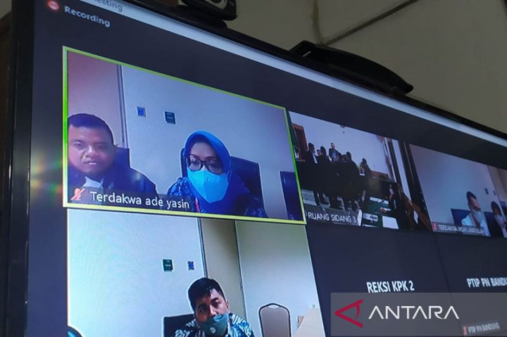 Bupati Bogor Nonaktif Ade Yasin Didakwa Beri Suap Rp1,9 Miliar Demi Raih WTP