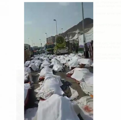 [Cek Fakta] Beredar Video Banyak Jemaah Haji Tewas di Terowongan Mina karena Mati Lampu? Ini Faktanya
