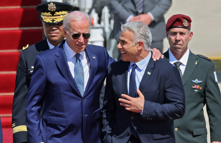 Joe Biden Tiba di Israel