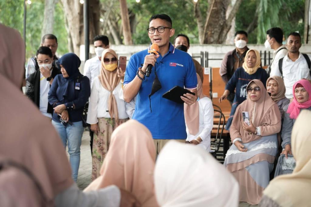 Menparekraf Sandiaga Uno di Gorontalo (Foto: Kemenparekraf)