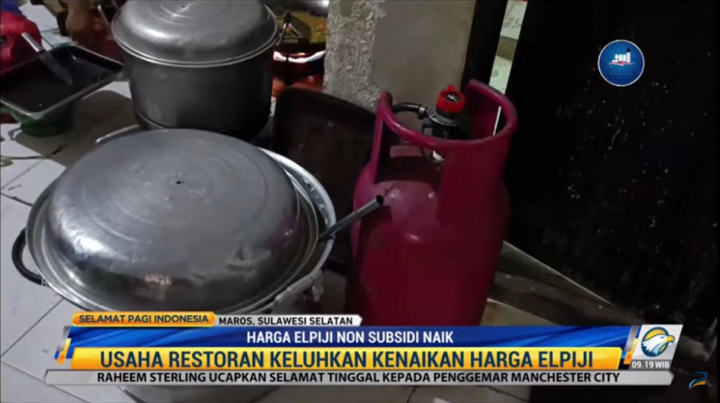 Pemilik Restoran di Sulsel Keluhkan Naiknya Harga Elpiji