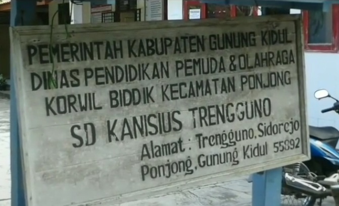 3 Tahun Tidak Dapat Murid, SD Kanisius Trengguno Gunungkidul Ditutup
