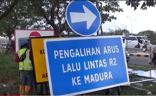 Jalur Motor di Jembatan Suramadu Dialihkan Setahun Dampak Proyek PLN