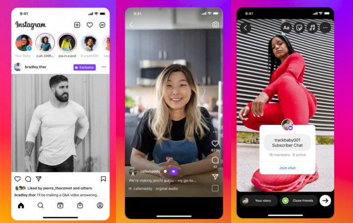 Instagram Tambah Fitur Khusus Langganan dan Kreator