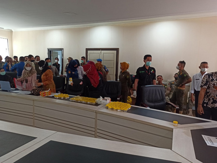 Tes Urine Acak, 5 Anggota Satpol PP Musi Banyuasin Positif Narkoba