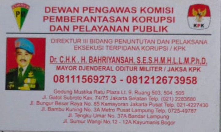 KPK Gadungan Muncul Lagi, Tipu Hakim hingga Polisi