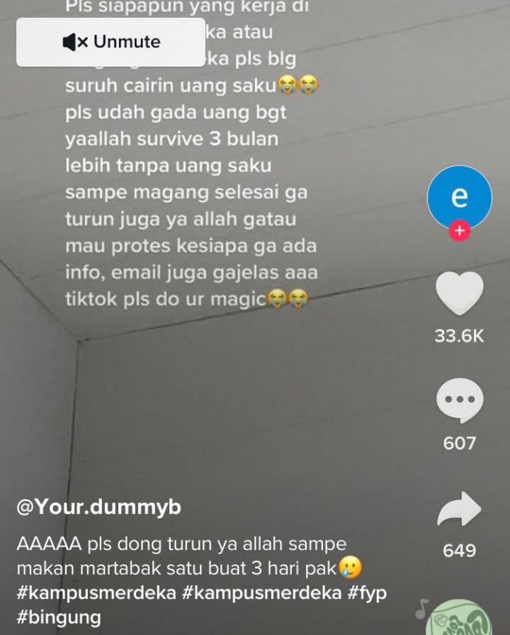 Viral! Mahasiswa Curhat Belum Dapat Uang Saku Sampai Program Magang Bersertifikat Selesai