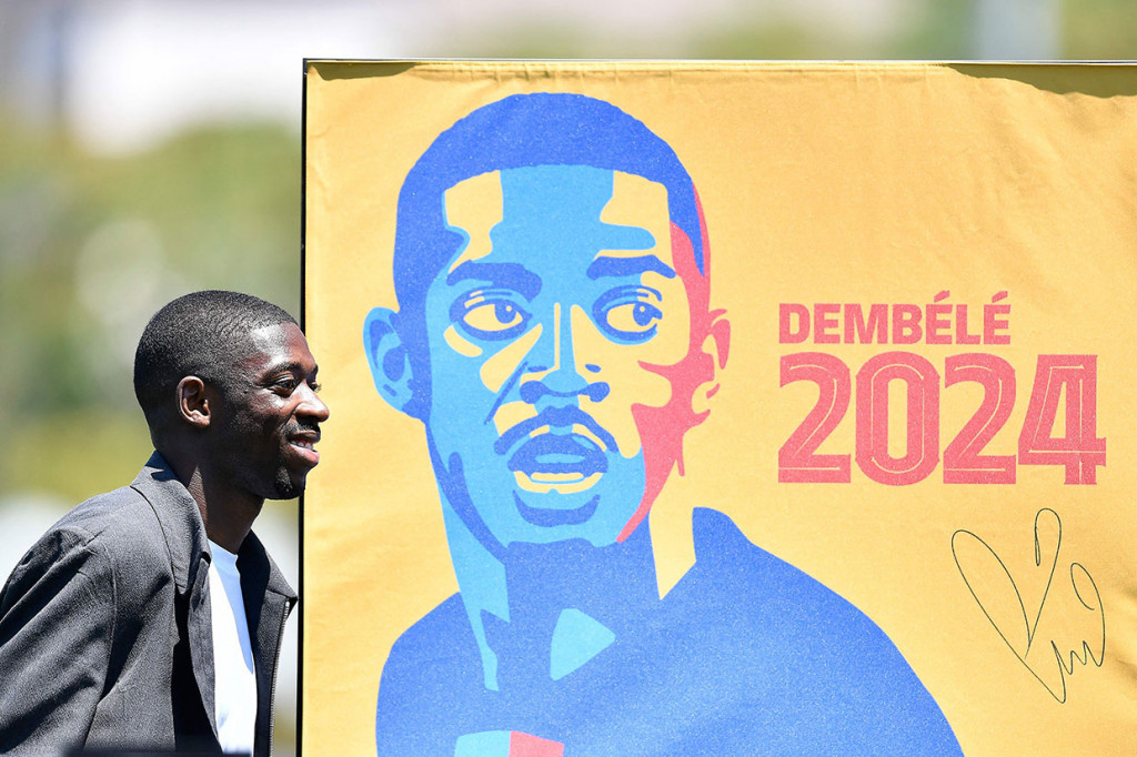 Sepak Bola: Dembele Teken Kontrak Baru di Barcelona hingga 2024