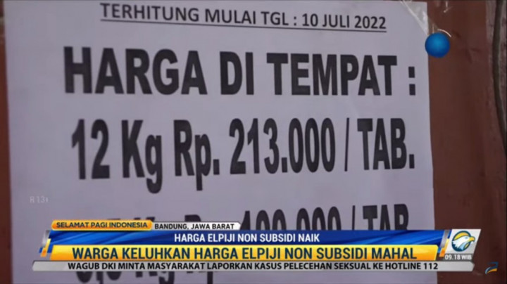 Harga LPG Non Subsidi Naik Lagi, Begini Dampaknya