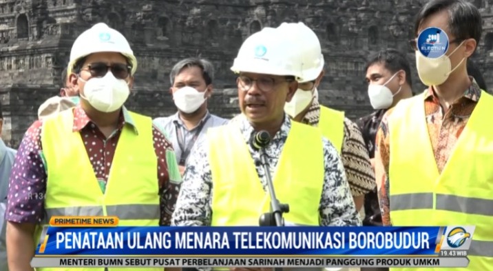 Penataan Ulang Menara Telekomunikasi Candi Borobudur