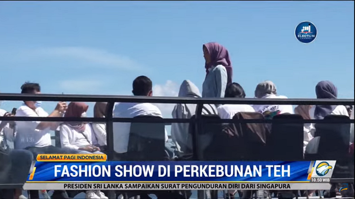 Fashion Show di Perkebunan Teh