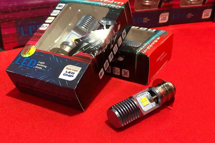 Pasang Lampu LED di Motor Jadul? Autovision Luncurkan LED Nitro